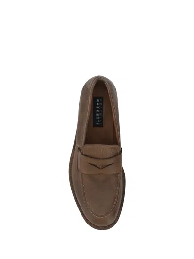 Shop Fratelli Rossetti Loafers In Taupe