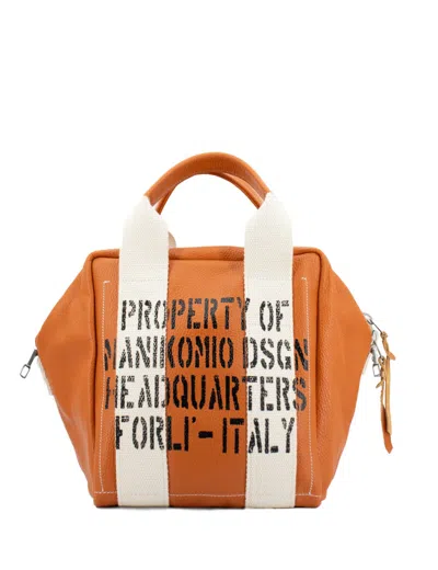 Shop Manikomio Dsgn Shoulder Bag In Orange