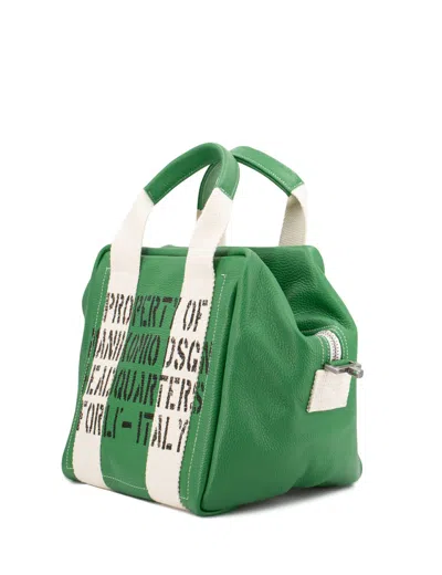 Shop Manikomio Dsgn Shoulder Bag In Green Apple