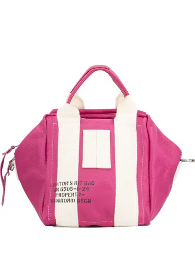 Shop Manikomio Dsgn Shoulder Bag In Fucsia