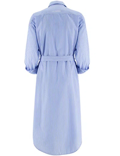 Shop Ermanno Firenze Dress In Blue