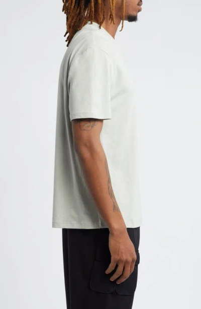 Shop Asos Design Relaxed Fit Graphic T-shirt In Charcoal