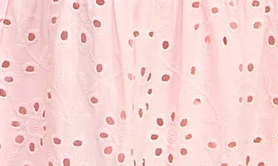 Shop Koko + Mason Eyelet Maxi Sundress In Pink