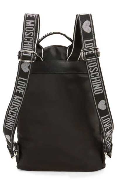 Shop Love Moschino Borsa Nero Backpack In Black