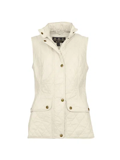 Shop Barbour Women's Otterburn Quilted Vest In Summer Pearl