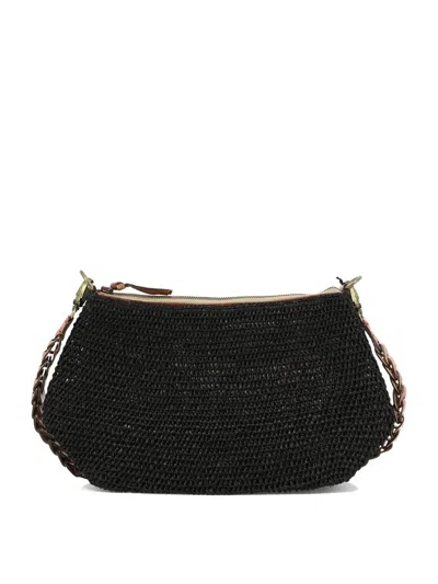 Shop Ibeliv "mihaja" Shoulder Bag In Black