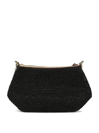 Shop Ibeliv "mihaja" Shoulder Bag In Black