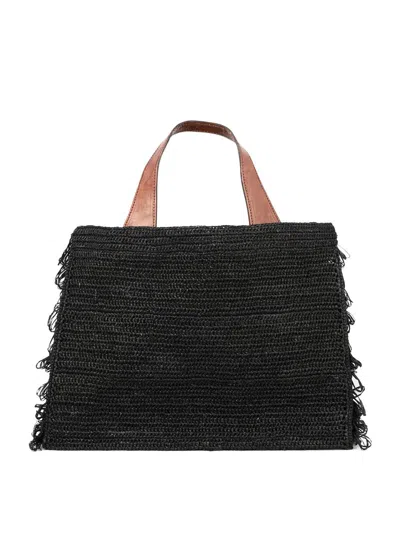 Shop Ibeliv "onja" Handbag In Black