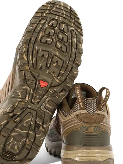 Shop Salomon "acs Pro Desert" Sneakers In Brown