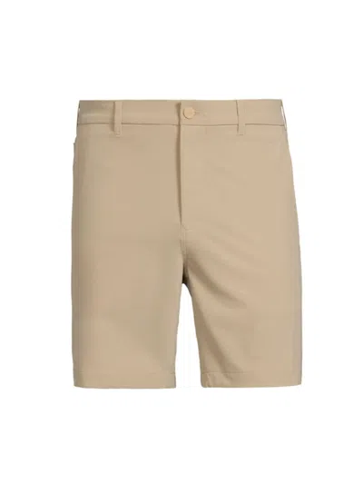 Shop Mizzen + Main Men's Helmsman Shorts In Khaki Solid