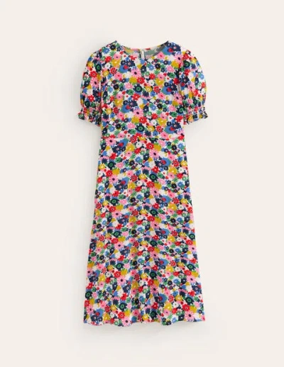 Shop Boden Corinne Midi Tea Dress Multi, Paintbox Ditsy Women
