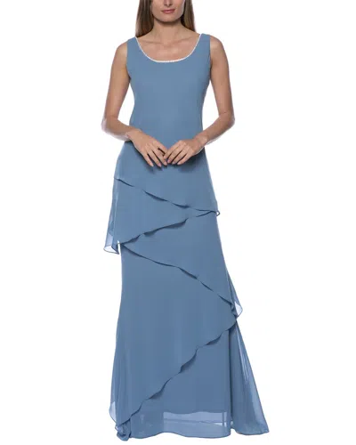 Shop Marina Gown In Blue