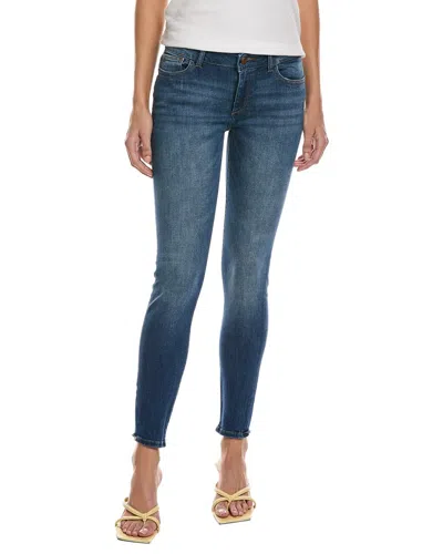 Shop Dl1961 Emma Marcos Low-rise Skinny Jean In Blue