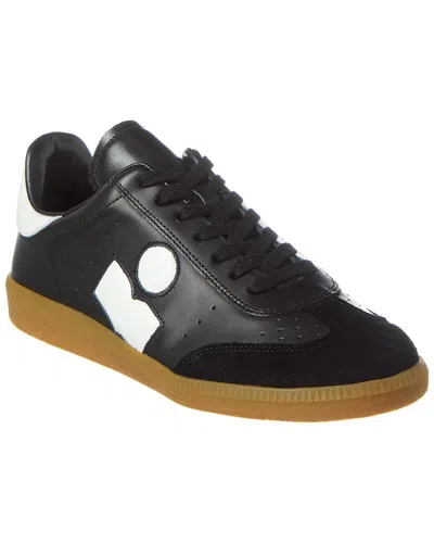 Shop Isabel Marant Bryce Leather Sneaker In Black