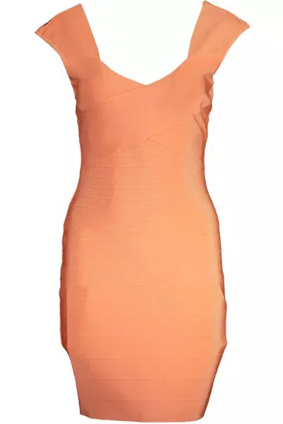 Shop Marciano By Guess Chic Bodycon Tank Women's Dress In Orange