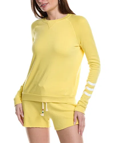Shop Sol Angeles Waves Pullover In Yellow