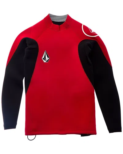 Shop Volcom Wetsuit Jacket In Red
