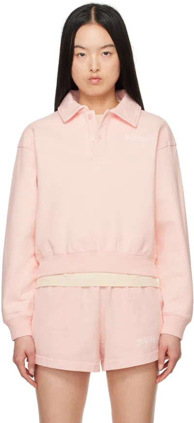 Shop Sporty And Rich Pink Rizzoli Polo In Ballet