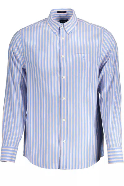 Shop Gant Ele Cotton Shirt For Men's Men In Blue