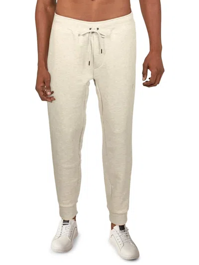 Shop Polo Ralph Lauren Mens Sweatpants Cozy Jogger Pants In Beige