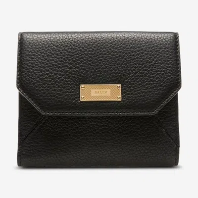 Shop Bally Lorel Suzy Women's Leather Wallet 6224602 In Black