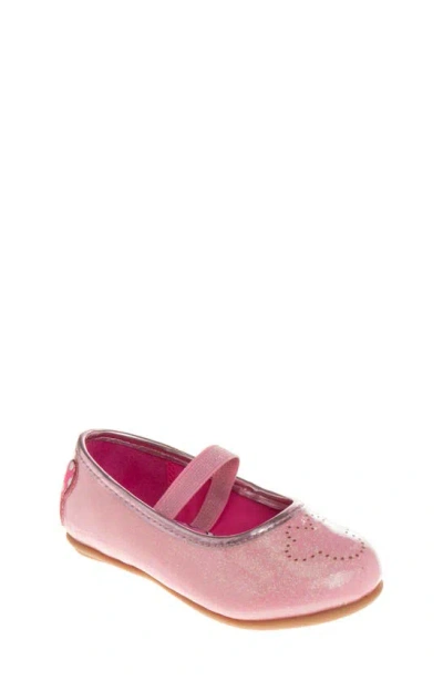 Shop Josmo Kids' Glitter Mary Jane Dress Shoe In Pink