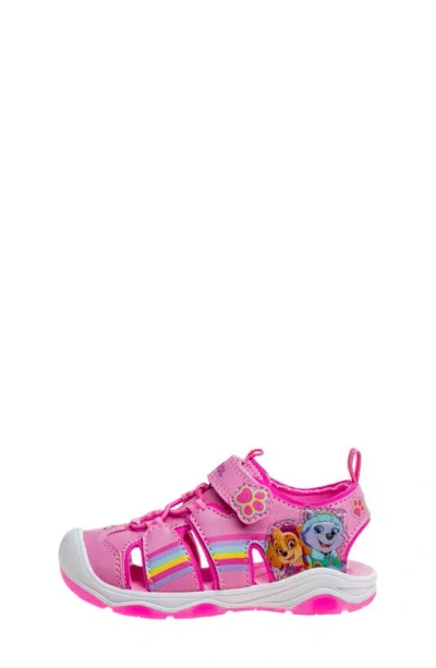 Shop Josmo X Paw Patrol® Kids' Skye & Everest Fisherman Sandal In Pink