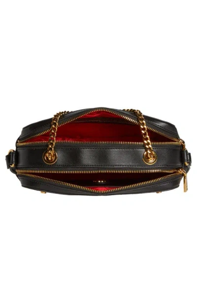 Shop Love Moschino Borsa Nero Faux Leather Crossbody Bag