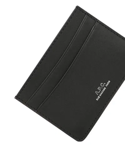 Shop Apc A.p.c. "andre" Card Holder In Black