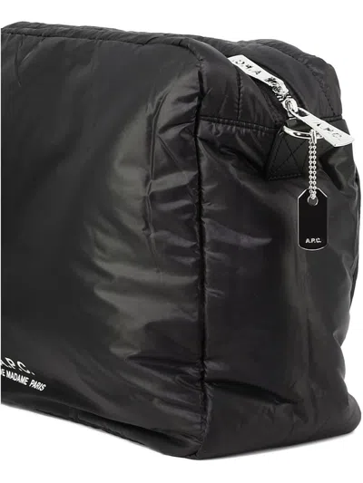 Shop Apc A.p.c. "bomber" Shoulder Bag In Black