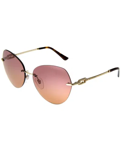 Shop Bulgari Women's Bv6183 60mm Sunglasses In Pink