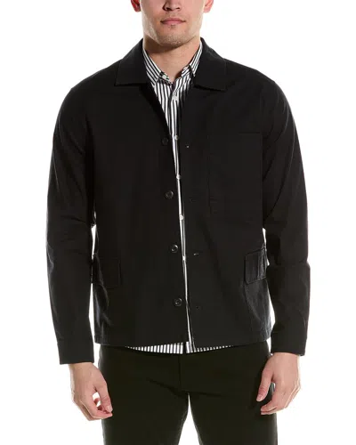 Shop Volcom Tokyo True Shirt Jacket In Black