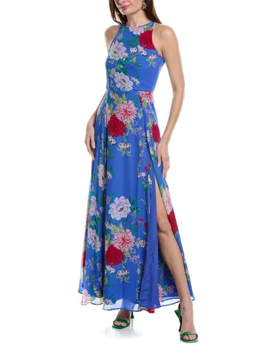 Shop Yumi Kim Silk Maxi Dress In Multi