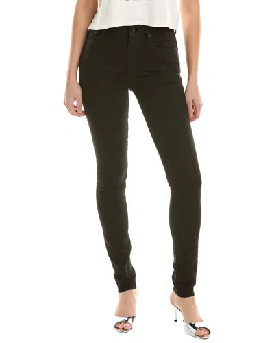 Shop Mother Denim High-waist Looker Skimp Lasting Impression Skinny Jean In Brown