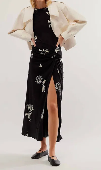 Shop Free People Love And Be Loved Midi Dress In Black