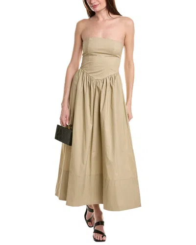 Shop Weworewhat Corset Maxi Dress In Brown