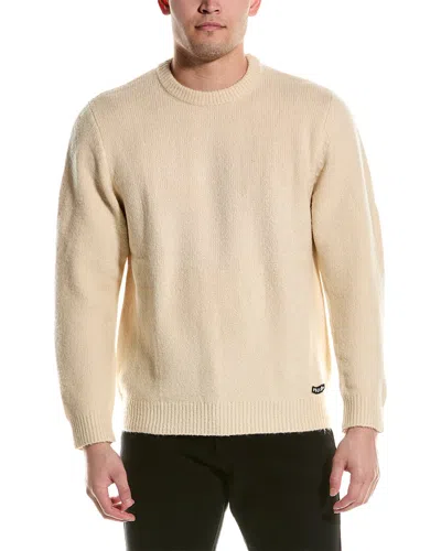 Shop Volcom Ledthem Wool-blend Sweater In White