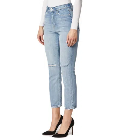 Shop Hudson Holly High Rise Straight Jean In Light Wash In Blue