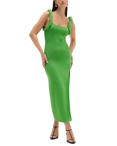 Shop Rachel Gilbert Rosetta Dress In Green