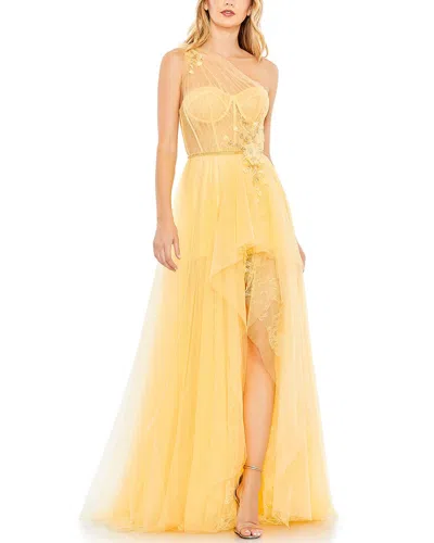 Shop Mac Duggal Gown In Yellow