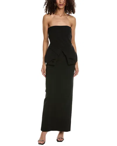 Shop Et Ochs Ada Utility Pocket Gown In Black