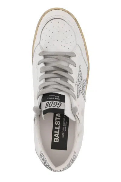 Shop Golden Goose Leather Ball Star Sneakers