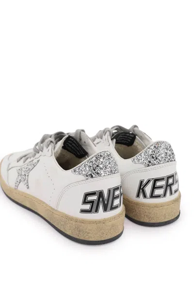 Shop Golden Goose Leather Ball Star Sneakers