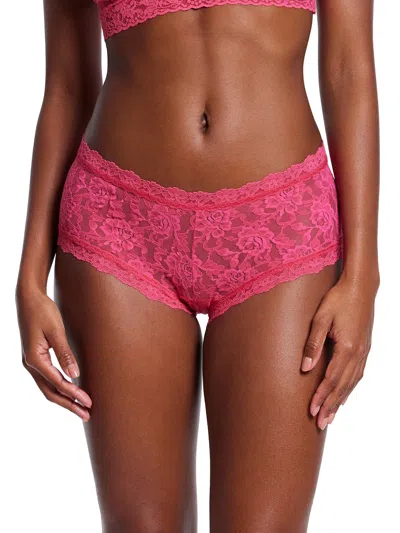 Hanky Panky Signature Lace Boyshort In Pink
