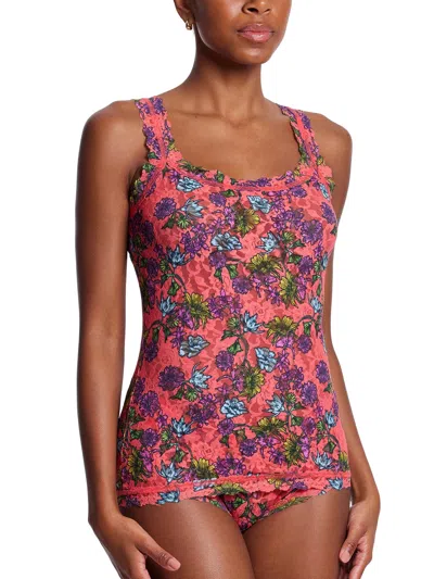Shop Hanky Panky Printed Signature Lace Classic Cami In Multicolor