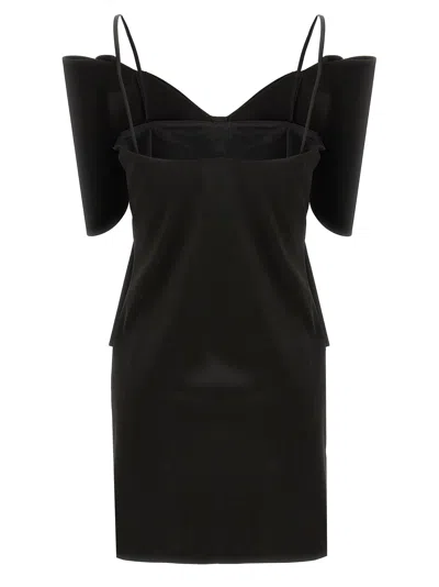 Shop Mach & Mach Le Cadeau Dresses Black
