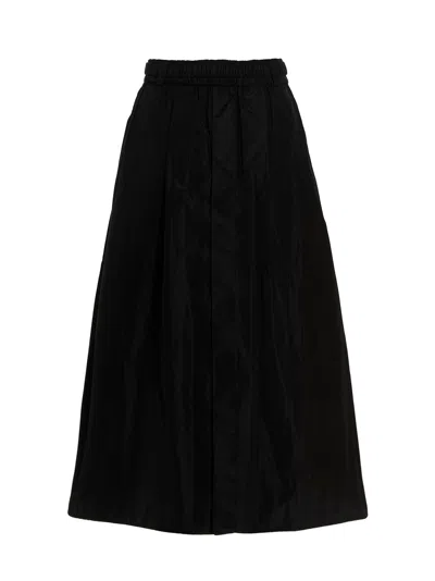 Shop Brunello Cucinelli Taffeta Skirt Skirts Black