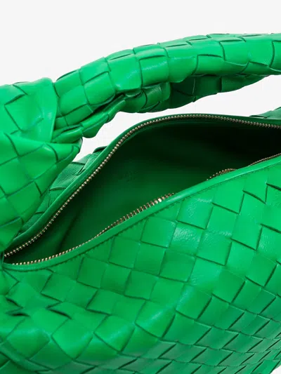 Shop Bottega Veneta Woman Jodie Woman Green Handbags