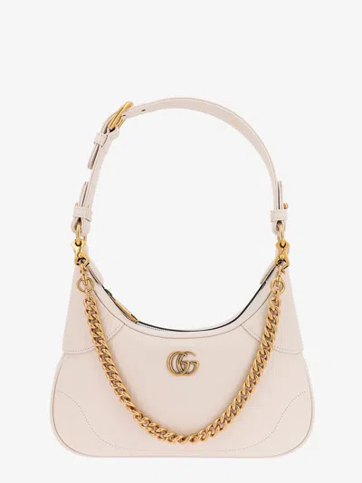 Shop Gucci Woman Aphrodite Woman White Shoulder Bags