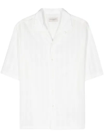 Shop Officine Generale Officine Générale Eren Ss Jap Cotton Sangallo Clothing In White